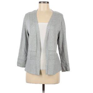 Peyton Primrose Open Front Cardigan Light Gray